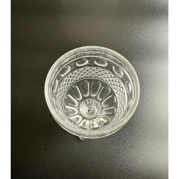 Charming Vintage 1960s Clear Glass Goblets (Set of 3) Park Lane By Colony Glass - Picture 7 of 11